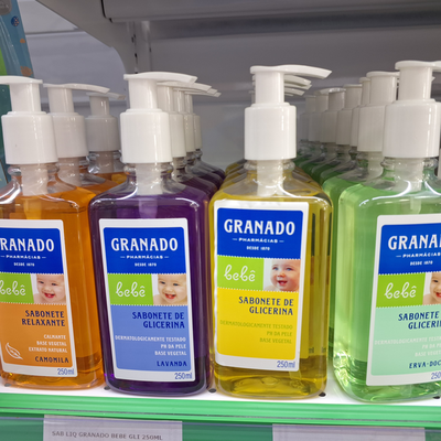 Sabonete liquido bebe glu 250ml